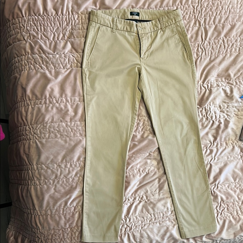 J. Crew Tan Chinos Classic Cotton Blend